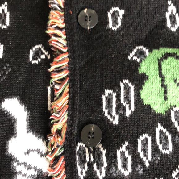 Alanui X Looney Tunes Bugs Bunny Bandana Cardigan - Picture 5 of 8